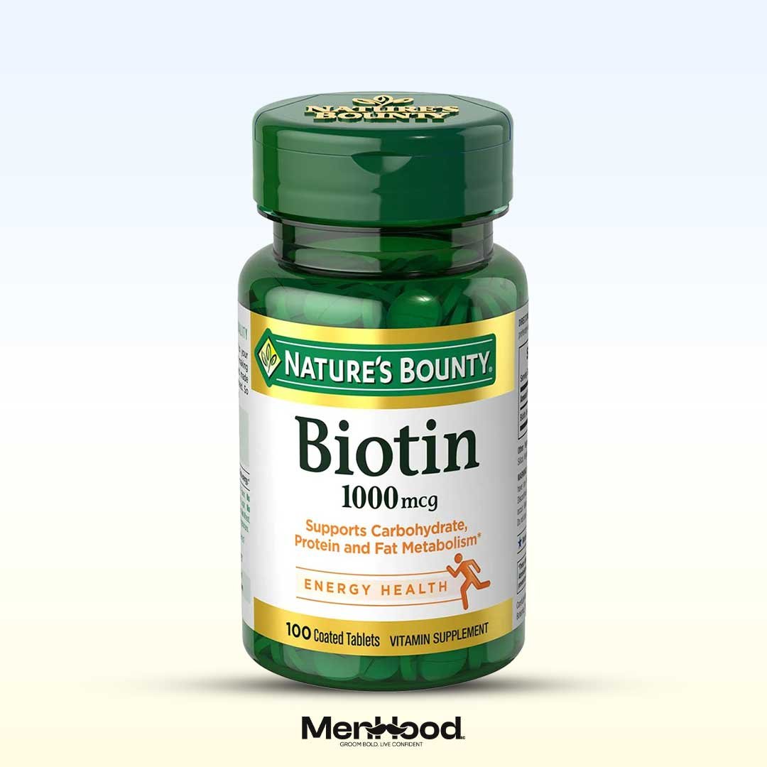 Nature’s-Bounty-Biotin-1000mcg-–-100-Tablets Nature’s Bounty Biotin 1000mcg – 100 Tablets - Image 1